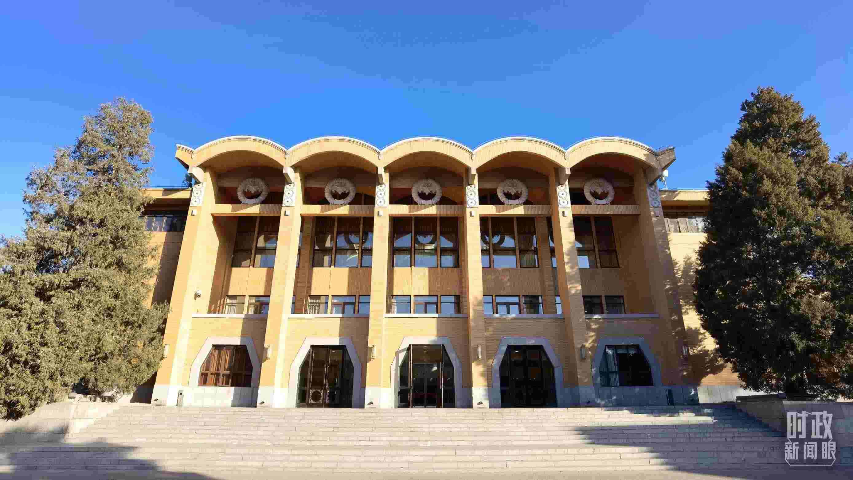 △2023年3月1日，中央黨校建校90周年慶祝大會在這里舉行。（總臺央視記者石丞拍攝）