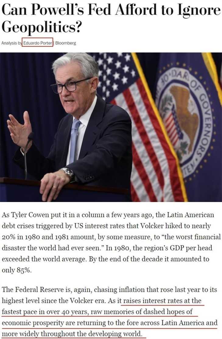 十次加息，美國如何傷害了世界