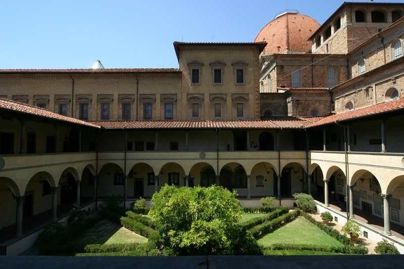 意大利美第奇洛倫佐圖書館。美第奇洛倫佐圖書館供圖