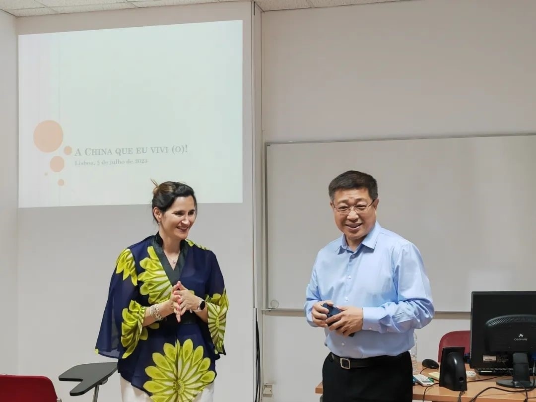 里斯本大學(xué)孔子學(xué)院組織漢語角活動(dòng)。 圖片來源：里斯本大學(xué)孔子學(xué)院公眾號(hào)