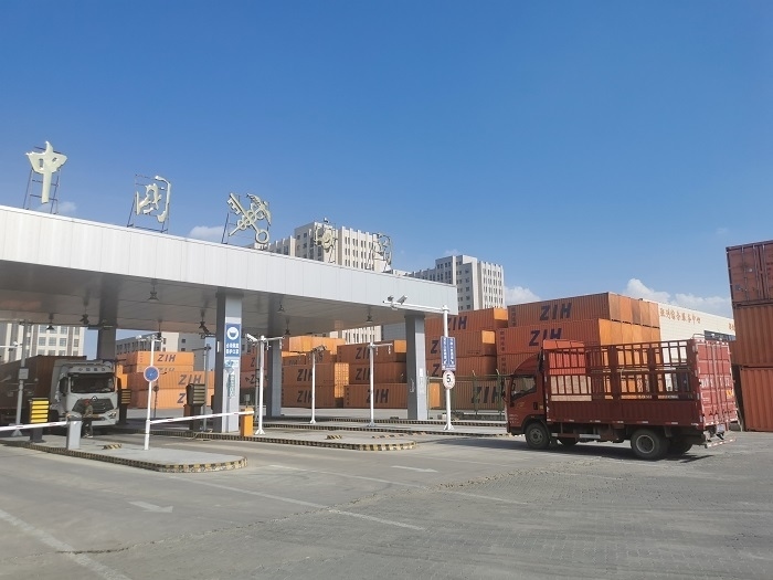 鄭州國際陸港海關監(jiān)管場所。鄭州車站海關供圖