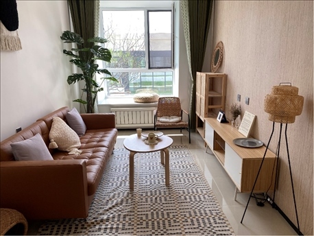 輝山英才社區(qū)樣板間。北京外國語大學(xué) 許青攝