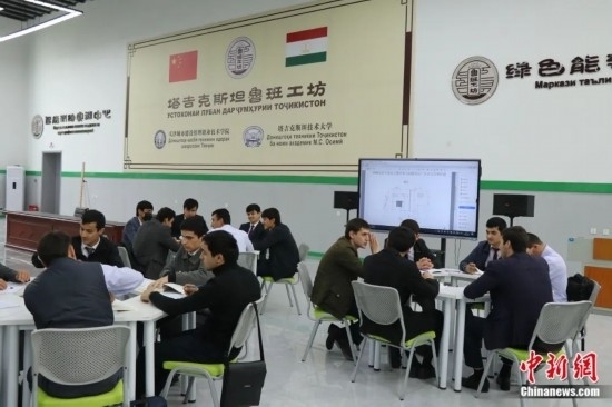 2023年4月，位于杜尚別的塔吉克斯坦魯班工坊課堂。張碩 攝