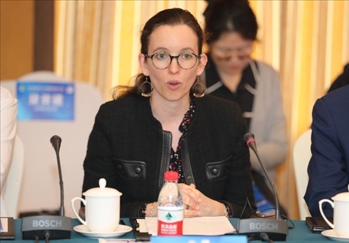 法國駐華大使館公使銜參贊白美燕致辭。主辦方供圖