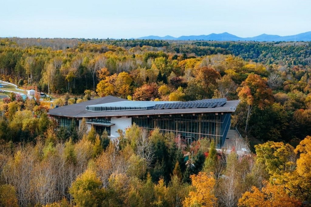 園區(qū)在多棟建筑上都安裝有分布式光伏發(fā)電設(shè)施。邱活攝