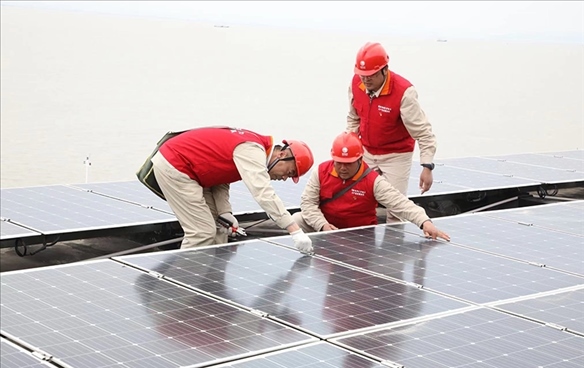 開山島微電網(wǎng)的投運建設(shè)。受訪者供圖