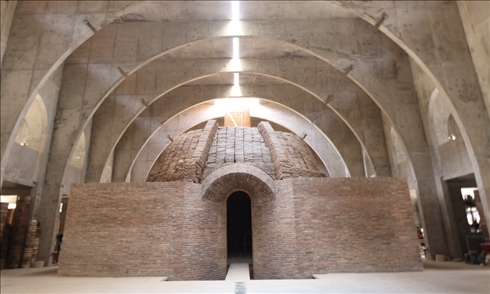 ↑ 景德鎮(zhèn)一處柴窯。（2020年7月13日攝）