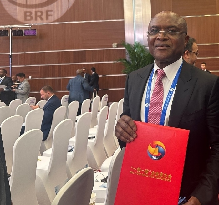 “一帶一路”企業(yè)家大會(huì)的外方代表。人民網(wǎng)記者 申佳平攝