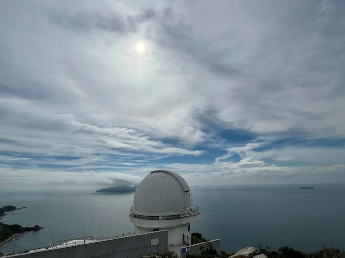 天文樓太陽望遠(yuǎn)鏡圓頂。人民網(wǎng)高清揚(yáng)攝