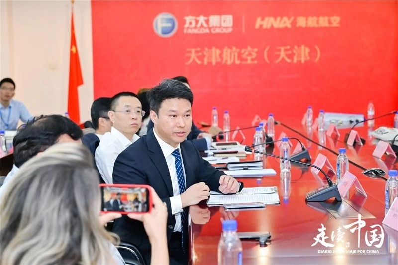 巴航工業(yè)大中華區(qū)商用飛機(jī)客戶支援經(jīng)理?xiàng)詈２?。主辦方供圖