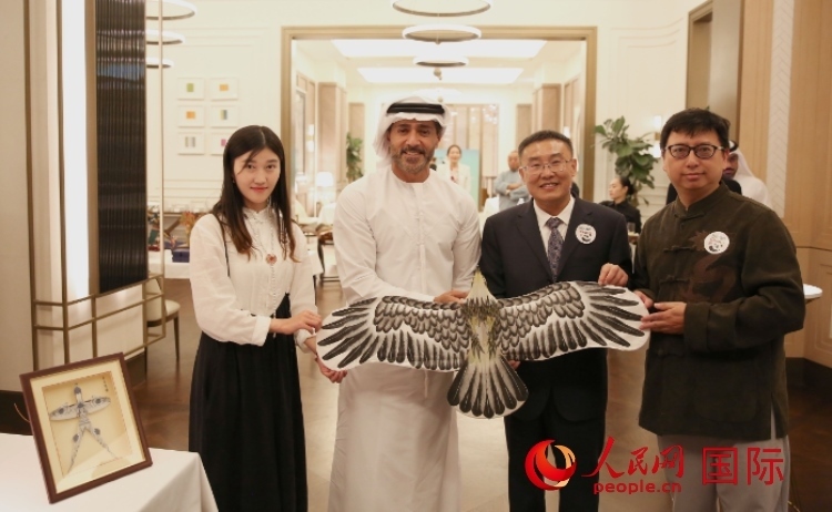 非遺展示。人民網(wǎng) 塔里克·易卜拉欣攝