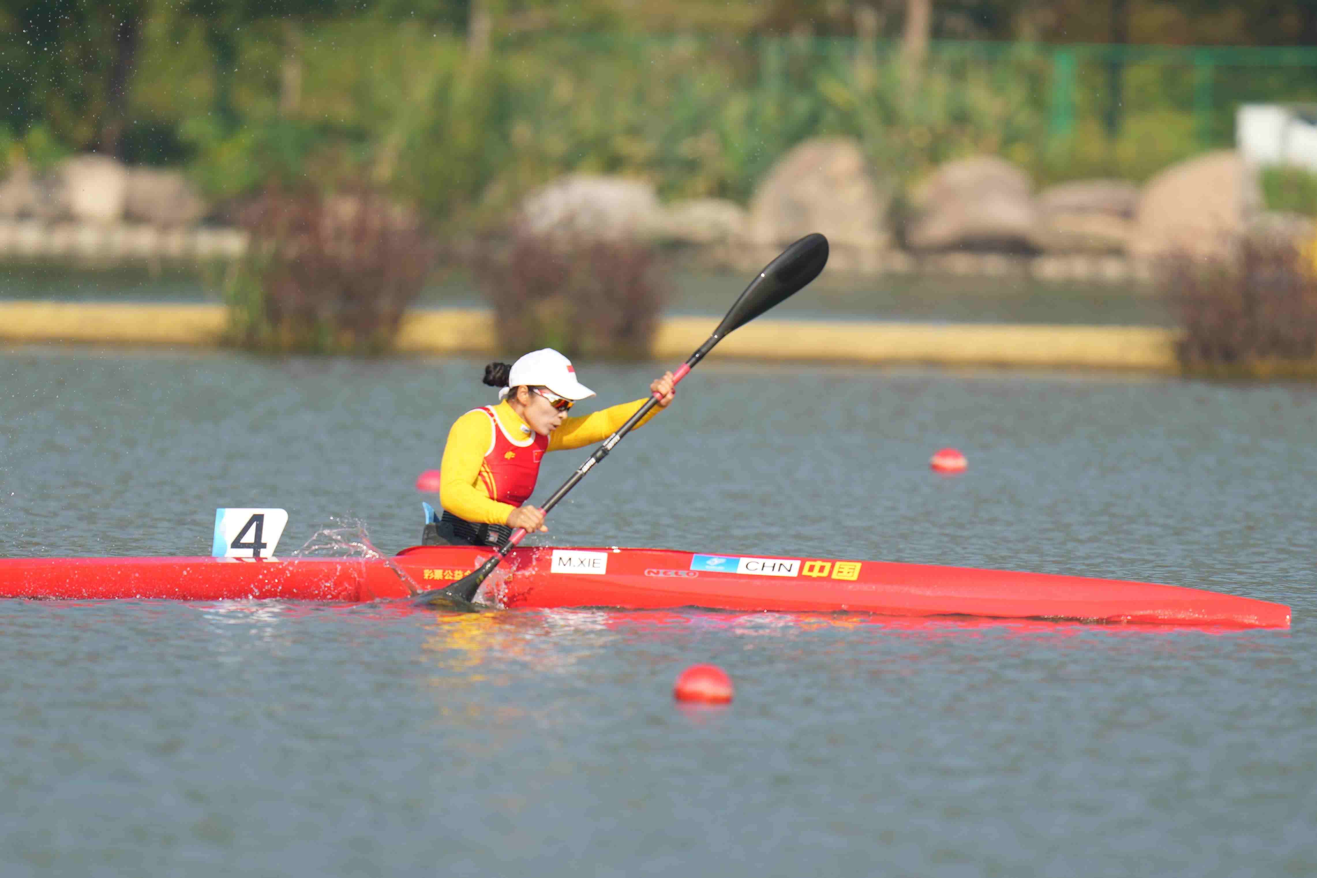 △2023年10月23日，中國選手謝毛三獲得本屆亞殘運(yùn)會(huì)首金。