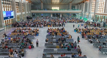 大量旅客乘坐中老鐵路出行。主辦方供圖