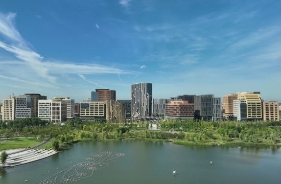 雄安新區(qū)容東片區(qū)。人民網(wǎng)記者 李兆民攝