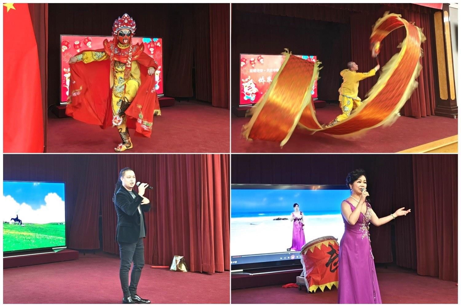 當?shù)貎S界知名演員獻上精彩演出。主辦方供圖