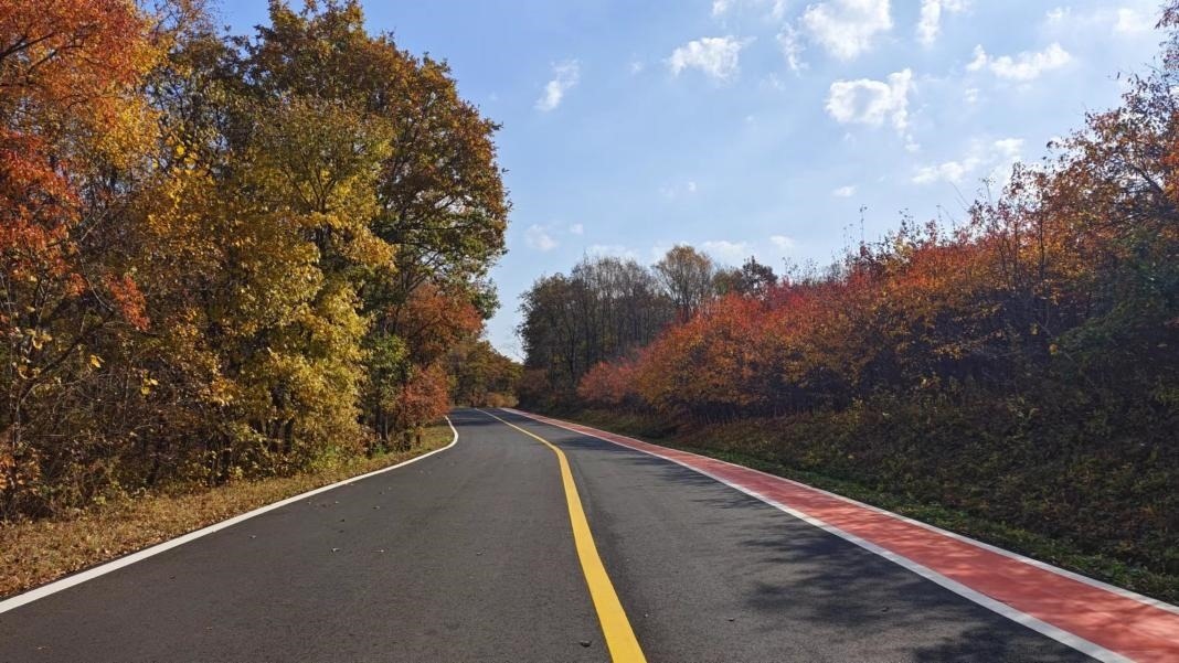 九臺(tái)區(qū)圍繞紅色文化、冰雪資源、特色民宿，進(jìn)一步完善道路功能。九臺(tái)區(qū)委宣傳部供圖