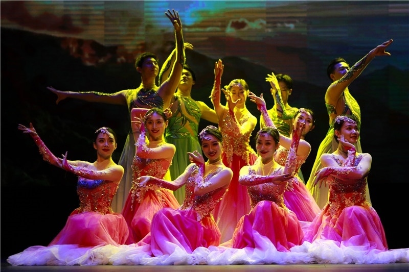 2024年“四海同春”慰僑訪演團亞太團新西蘭惠靈頓演出現(xiàn)場。圖片由陸欣讌、孟韜、葉勇提供