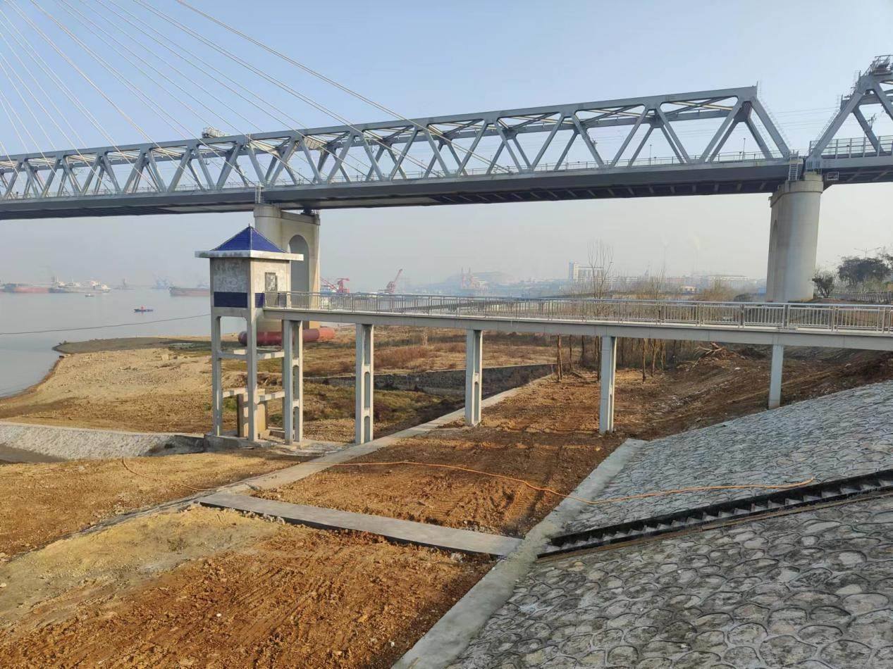 修復后的吉家湖低排閘。受訪者供圖