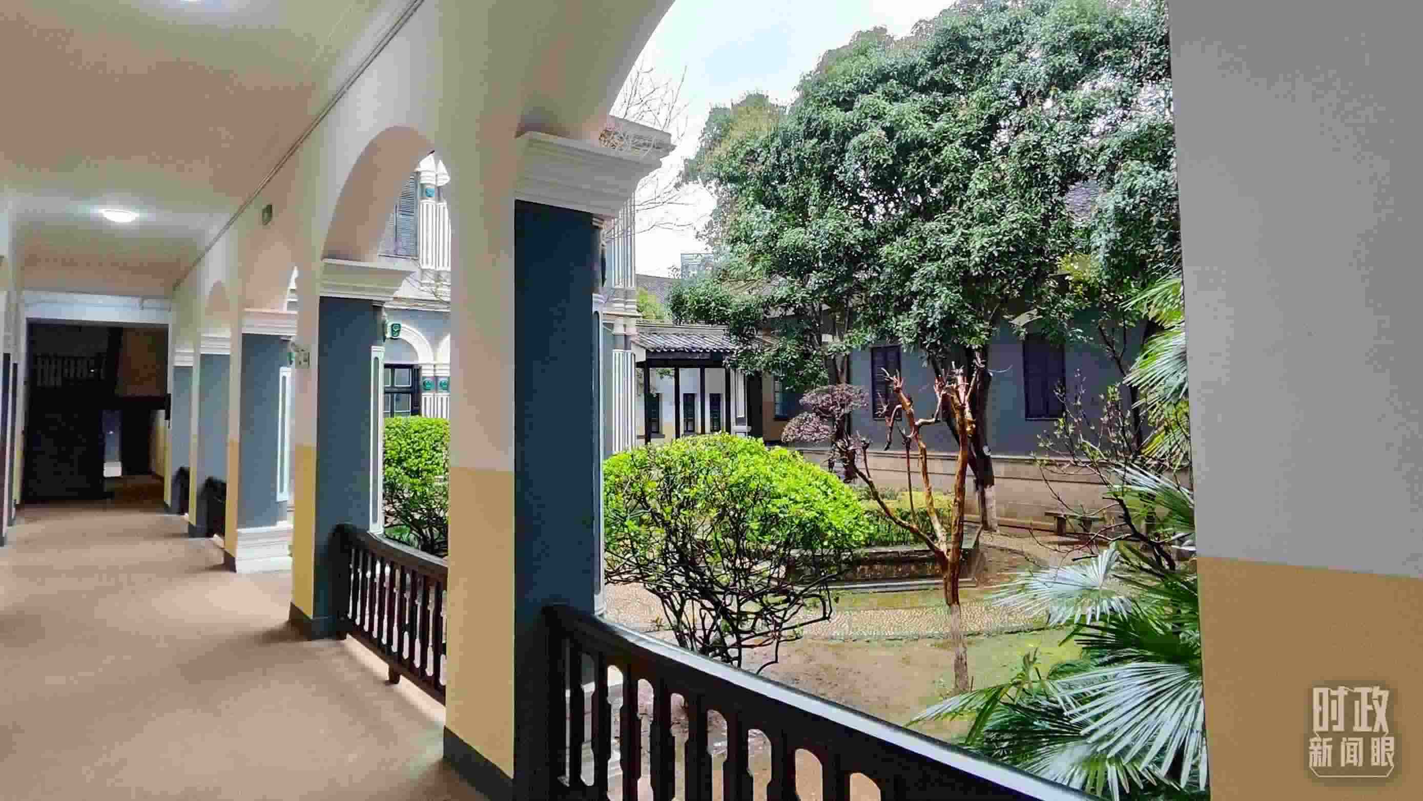 △湖南第一師范學(xué)院（城南書院校區(qū)）。（總臺(tái)央視記者覃思、郭曉龍拍攝）