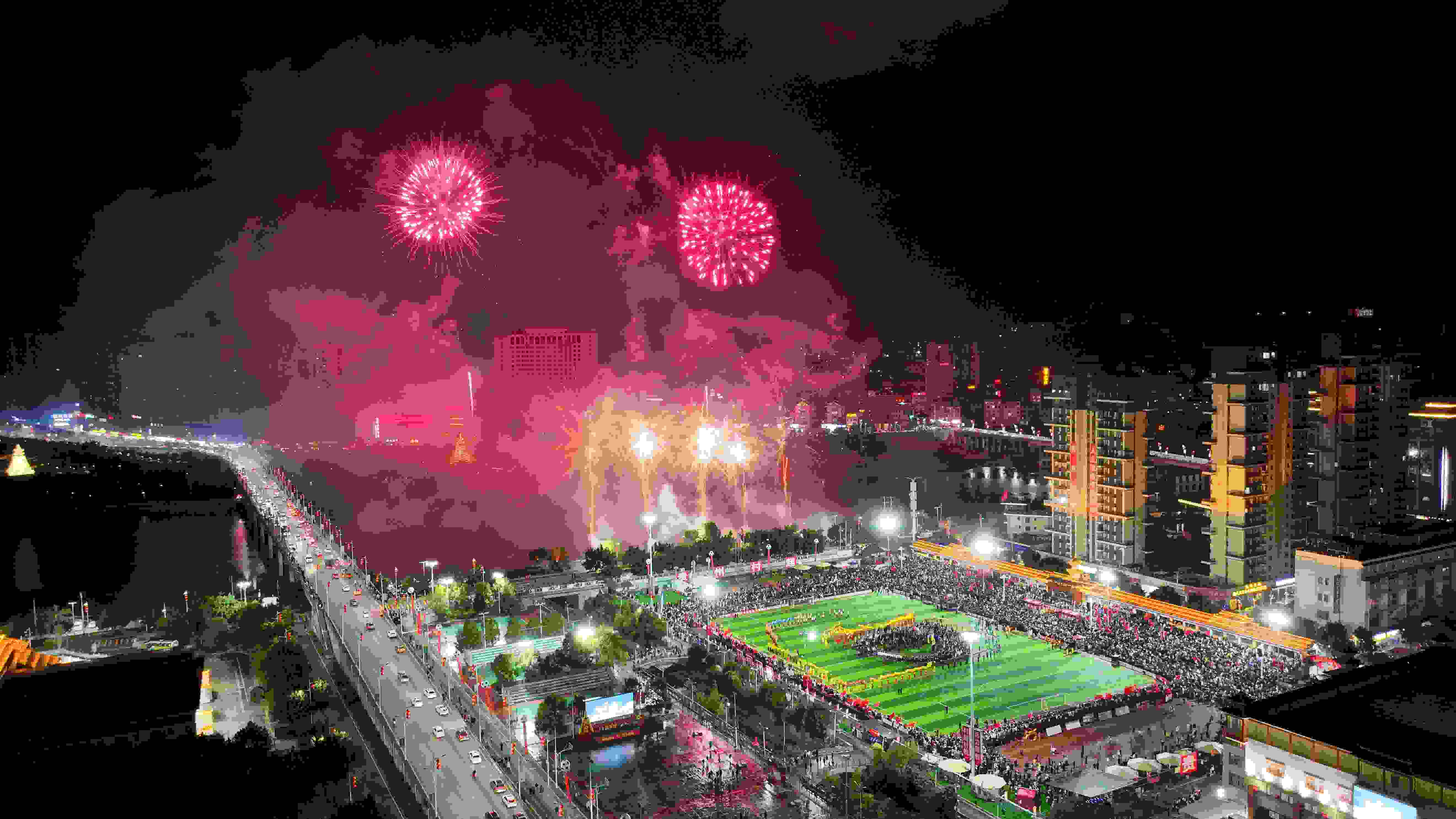 貴州榕江“村超”現(xiàn)場。韋貴金 攝