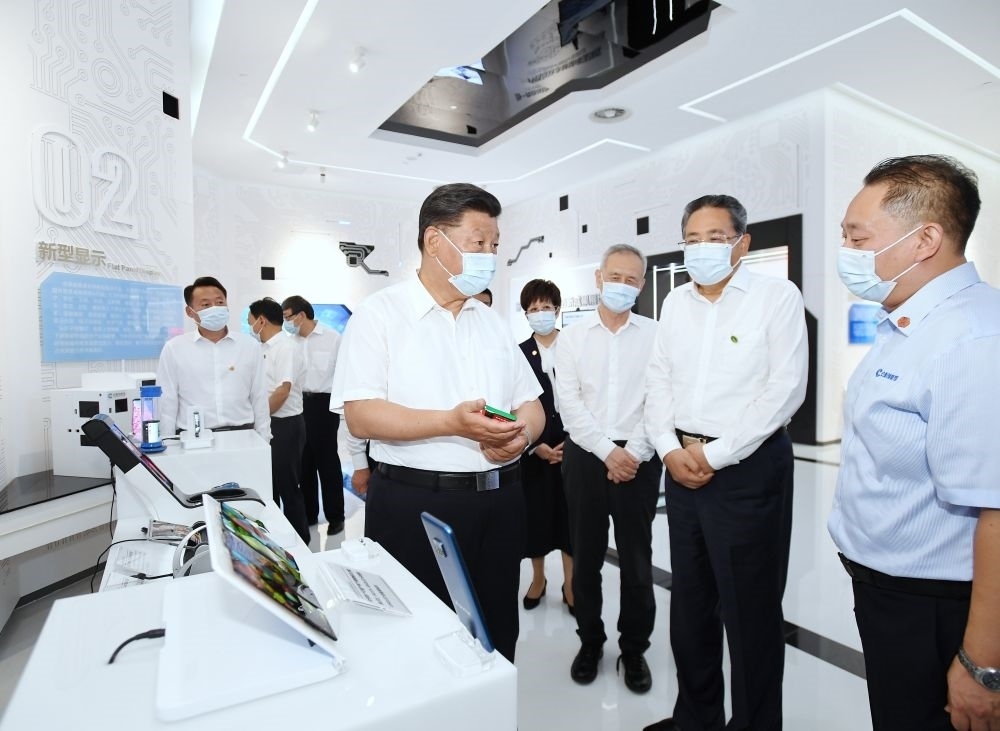 2020年8月19日下午，習近平總書記在安徽省合肥市參觀安徽創(chuàng)新館，了解安徽省科技創(chuàng)新和新興產業(yè)發(fā)展情況。