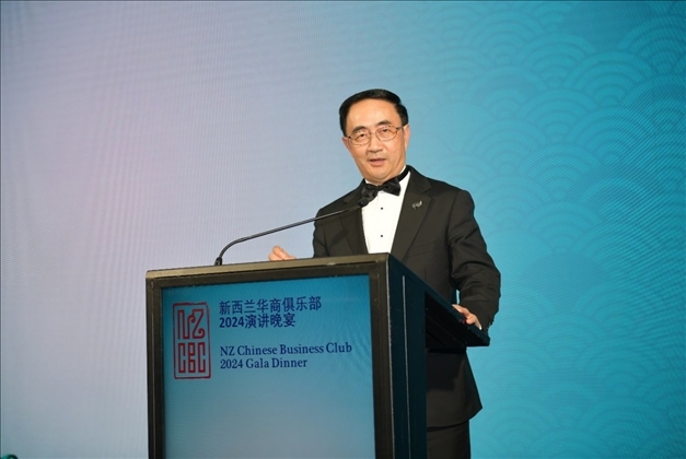 新西蘭華商俱樂部和華商聯(lián)合總會主席楊健。主辦方供圖