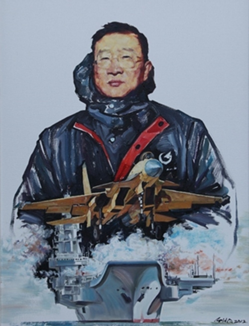 《羅陽(yáng)》油畫(huà)。校方供圖