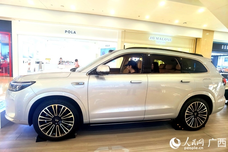  消費(fèi)者在試駕汽車。人民網(wǎng)記者 陳燕攝