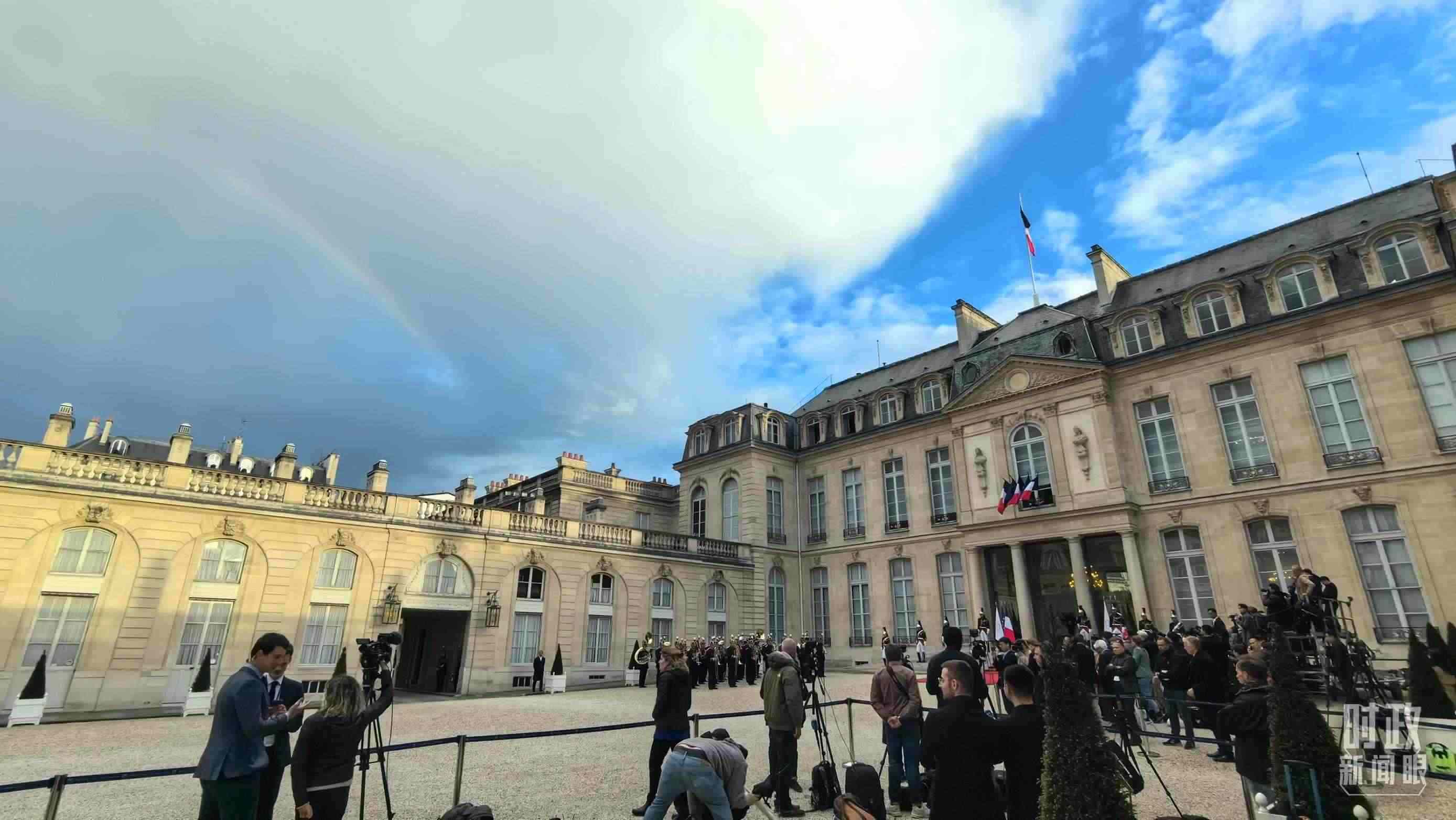 △愛麗舍宮。（總臺(tái)央視記者馬超拍攝）