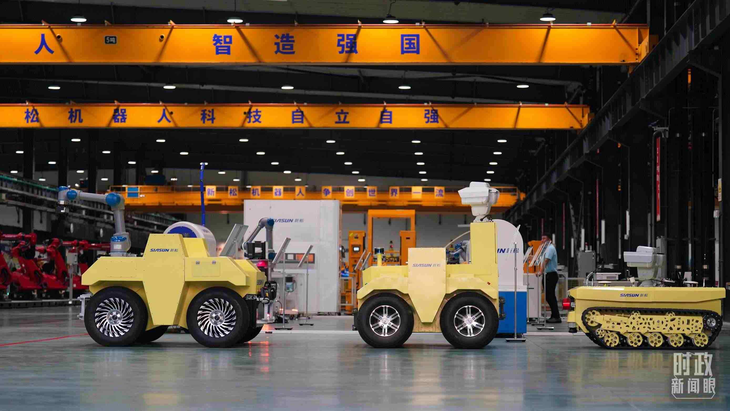 沈陽新松機(jī)器人自動化股份有限公司車間。2022年，習(xí)近平考察這家企業(yè)，強(qiáng)調(diào)必須走自主創(chuàng)新之路。（總臺國廣記者李晉拍攝）