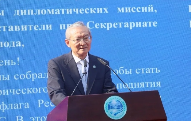 上合組織秘書長張明出席活動并致辭。主辦方供圖