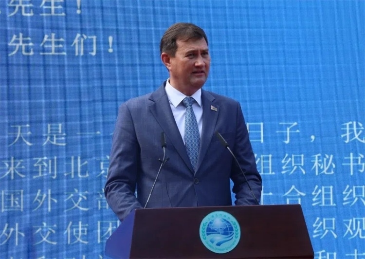 白俄羅斯外交部長馬克西姆·雷任科夫出席活動并致辭。主辦方供圖