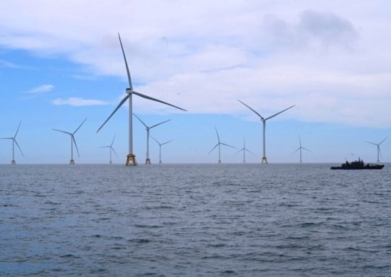 2024年6月19日拍攝的三峽集團漳浦二期海上風(fēng)電項目。新華社記者 林善傳 攝