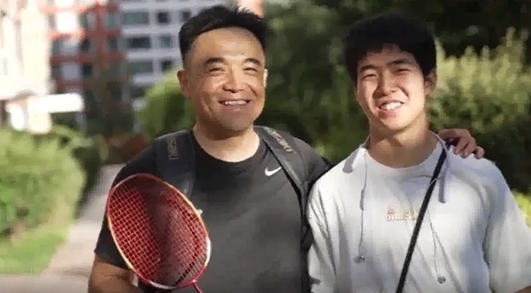 劉建波、劉傲寒父子。北航供圖