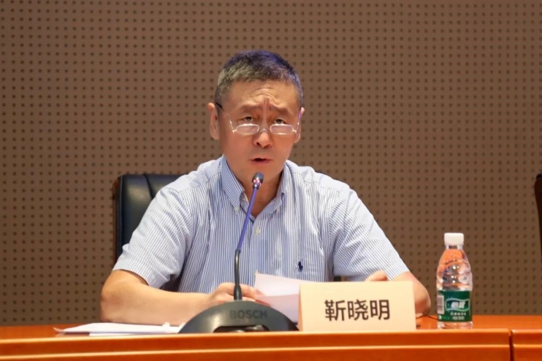 科技外交專家委員會(huì)主任委員、科技部國(guó)際合作司原司長(zhǎng)靳曉明致辭。主辦方供圖