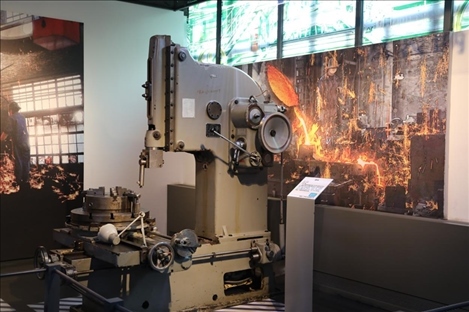 天水工業(yè)博物館內(nèi)景。新華社記者 馬莎 攝