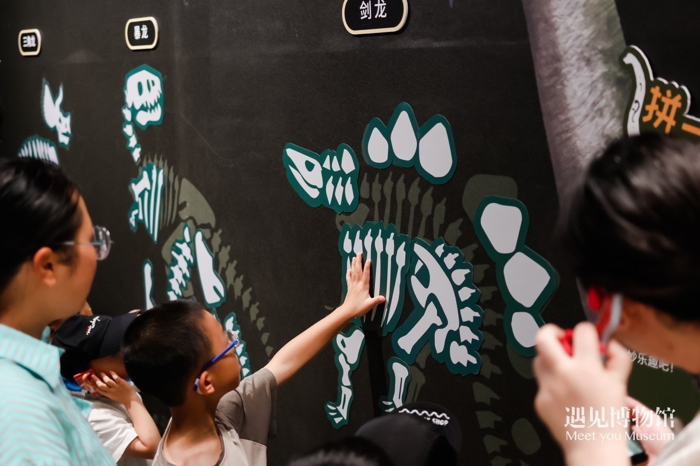 5. “2億年的地球記憶——恐龍化石特展”互動(dòng)區(qū)域。遇見博物館供圖