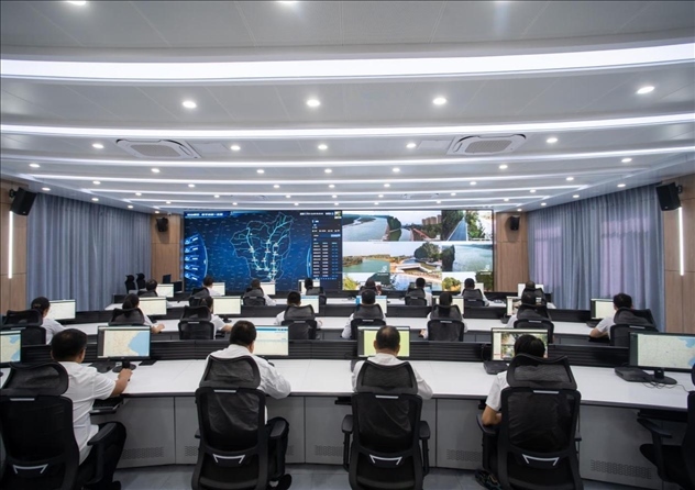 位山灌區(qū)智慧調度中心 。受訪者供圖