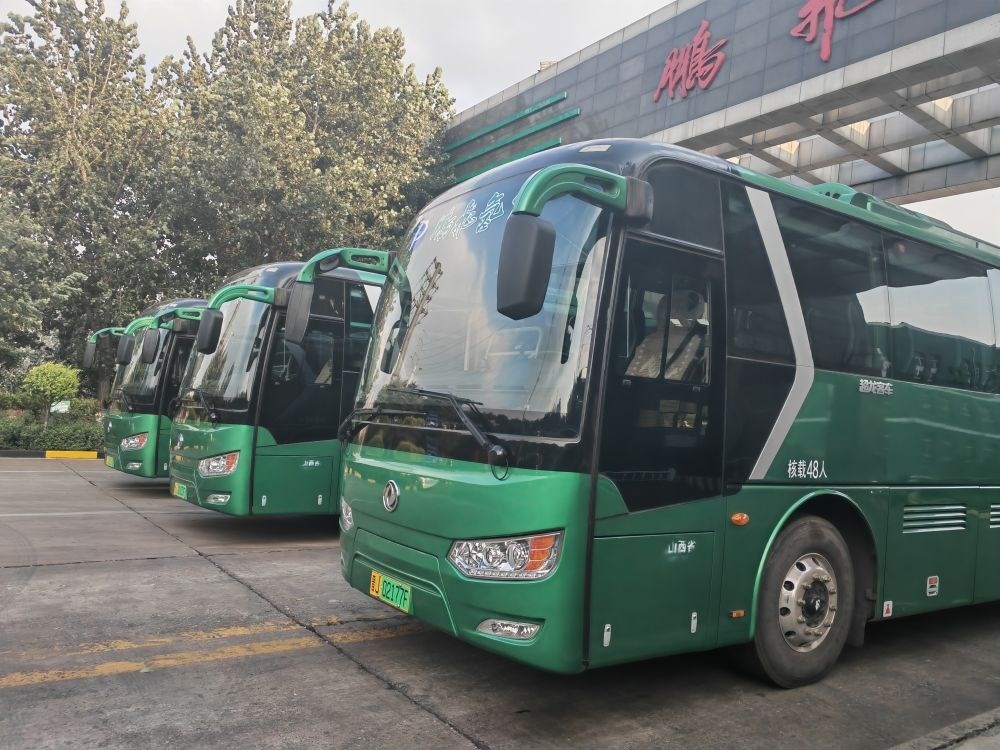 2024年9月4日拍攝的鵬飛集團(tuán)的氫能大巴車。新華社記者 王勁玉 攝