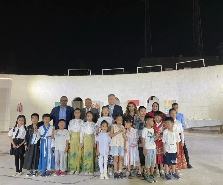 活動現(xiàn)場合影。開羅中國文化中心供圖