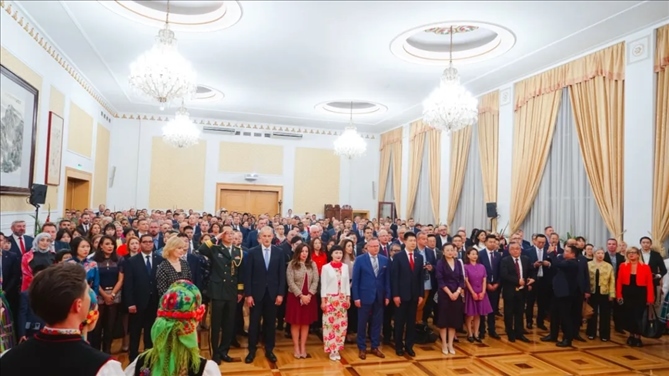 招待會現(xiàn)場。中國駐波蘭大使館供圖