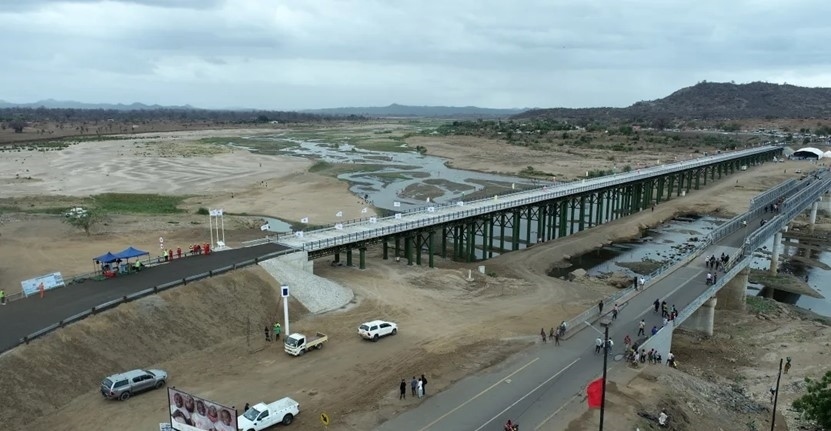 大橋全景。中交二公局第二工程有限公司供圖
