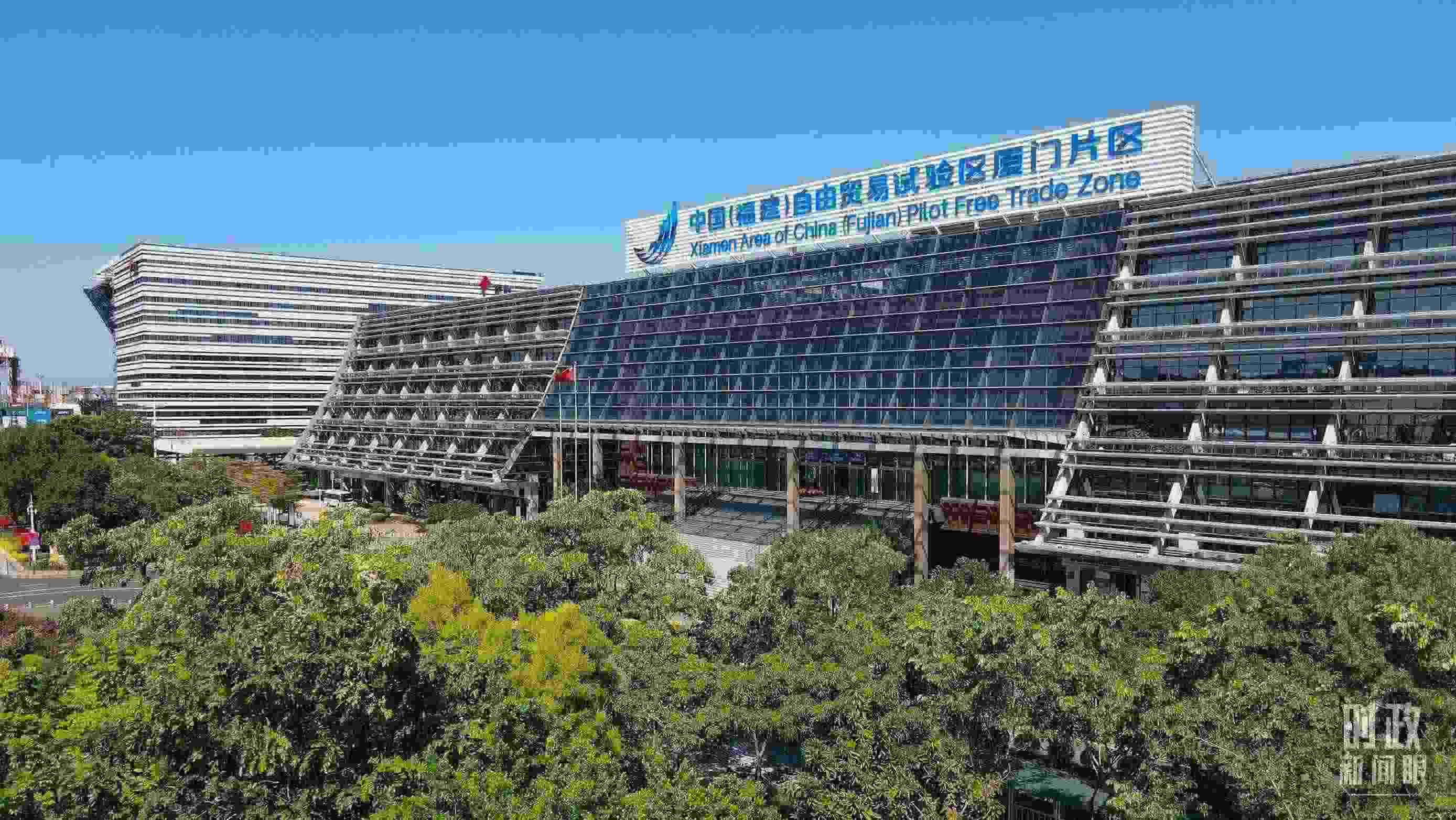 △中國(guó)（福建）自由貿(mào)易試驗(yàn)區(qū)廈門片區(qū)。（總臺(tái)記者鄭皓拍攝）
