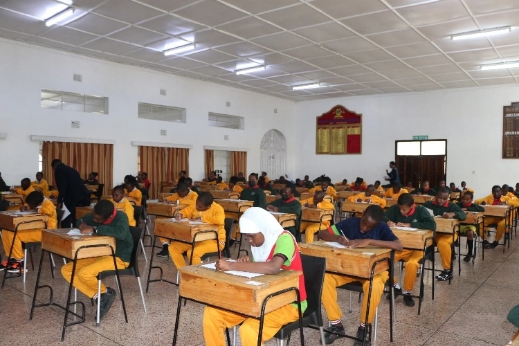 考場(chǎng)現(xiàn)場(chǎng)。埃格頓大學(xué)孔子學(xué)院供圖