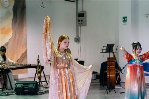 交流活動(dòng)現(xiàn)場。 中國駐意大利使館供圖