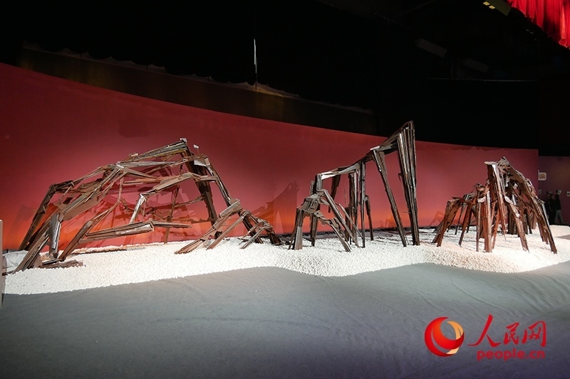 《鑄魂五岳》。人民網(wǎng)記者 韋衍行攝