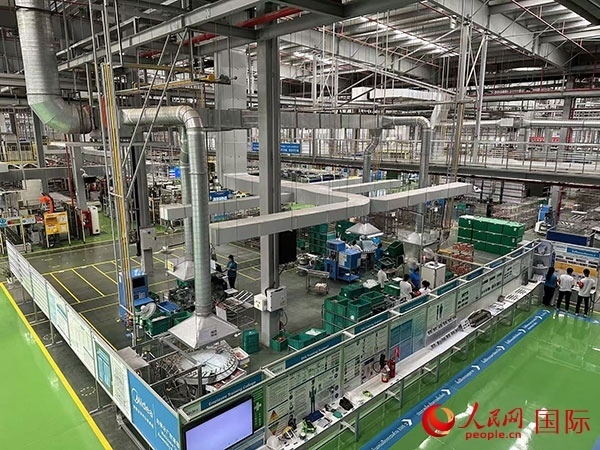 中企美的泰國(guó)工廠。人民網(wǎng)記者 簡(jiǎn)承淵攝