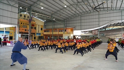 少林武術(shù)教學(xué)。主辦方供圖