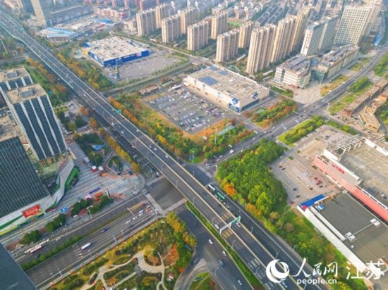 崇川區(qū)北大街便民商圈。人民網(wǎng)記者 王繼亮攝