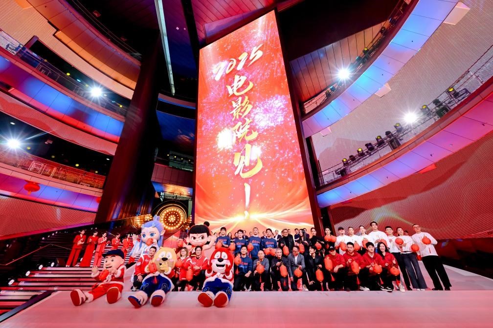 2025年春節(jié)檔電影主創(chuàng)合影。（圖片由主辦方提供）